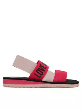 Сандалии JA16033G0MJN460C Love Moschino, розовый