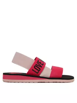 Сандалии JA16033G0MJN460C Love Moschino, розовый