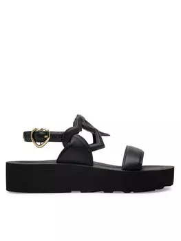 Сандалии JA16054I1MIA0000 Love Moschino, черный
