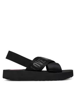 Сандалии JA16214G0MIX4000 Love Moschino, черный