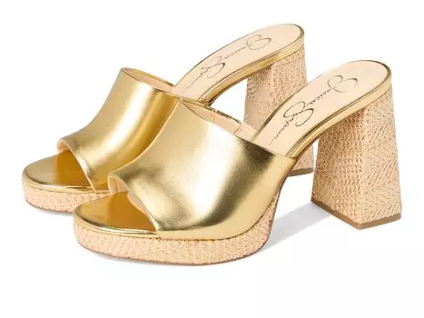 Сандалии Jessica Simpson Kameena Mule Platform Sandals, золотой