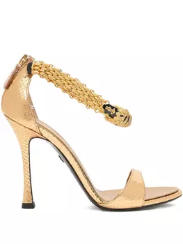 Сандалии Jewel Tigers Roberto Cavalli, золотой