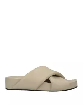Сандалии Jil Sander, бежевый