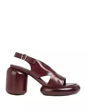 Сандалии Jil Sander, бордовый