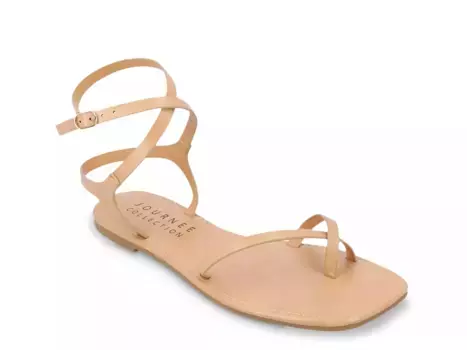 Сандалии Journee Collection Charra, бежевые