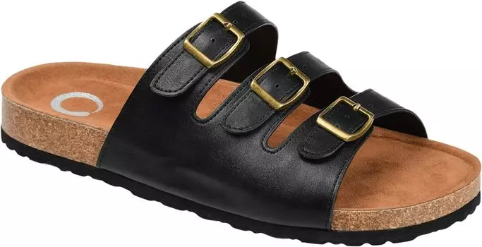 Сандалии Journee Collection Desta Slide, черный