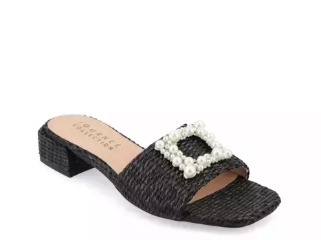Сандалии Journee Collection Justina, черные