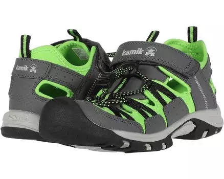 Сандалии Kamik Wildcat, цвет Charcoal/Lime