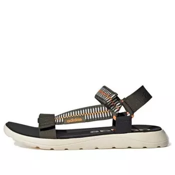 Сандалии комфорт сандалии Adidas, зеленый