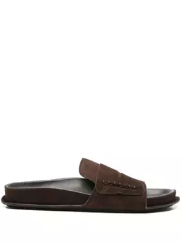 Сандалии Les Sandales Mocassin Jacquemus, коричневый