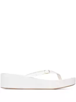 Сандалии Les Tatanes Lin на платформе JACQUEMUS, белый