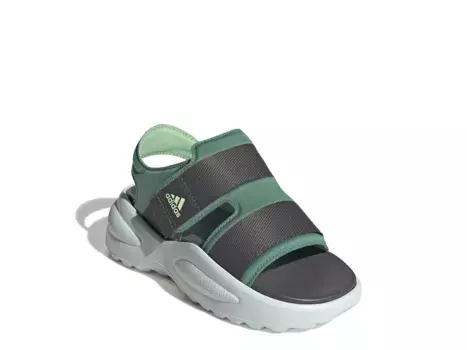 Сандалии Mehana Sandal Adidas, серый/зеленый
