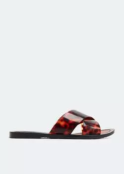 Сандалии Melissa Duo Slide, коричневый
