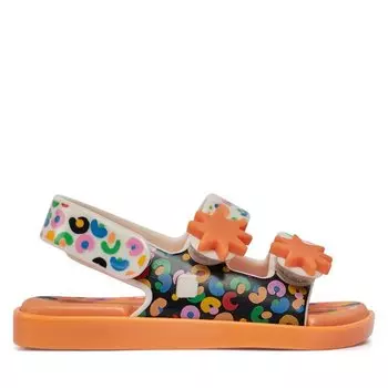Сандалии Melissa Mini Melissa Estrelar + Fabula Bb 35721 Orange/Multicolour AT518, оранжевый