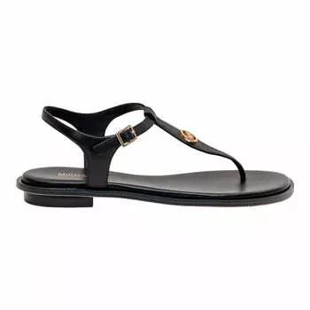 Сандалии Michael Kors Logo Plaque Ankle Strap, черный