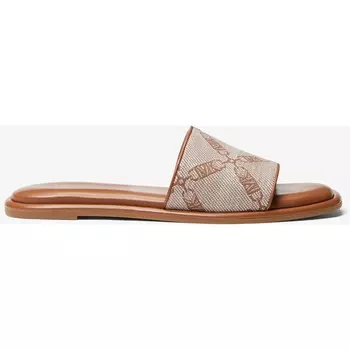 Сандалии Michael Michael Kors Hayworth Empire Logo Jacquard, бежевый