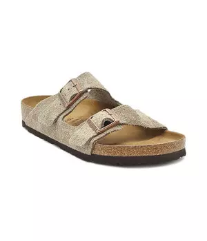 Сандалии мужские Birkenstock кожаные, коричневый