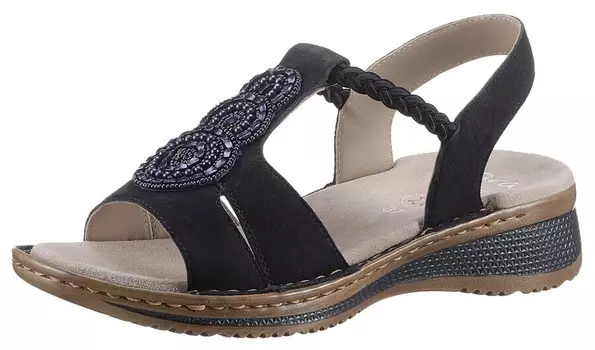 Сандалии на платформе ARA Sandals, темно-синий