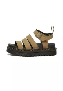 Сандалии на платформе BLAIRE TUMBLED Dr. Martens, цвет savannah tan
