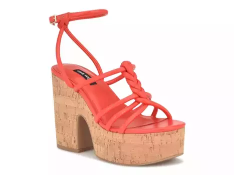 Сандалии на платформе Nine West Olander, оранжевый