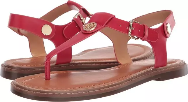 Сандалии на плоской подошве Bennia Tommy Hilfiger, цвет Medium Red LL