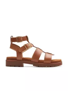 Сандалии на плоской подошве Clarks Leder Sandaletten Orinoco Cove, светло-коричневый