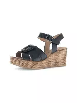 Сандалии на плоской подошве Gabor Fashion, черный