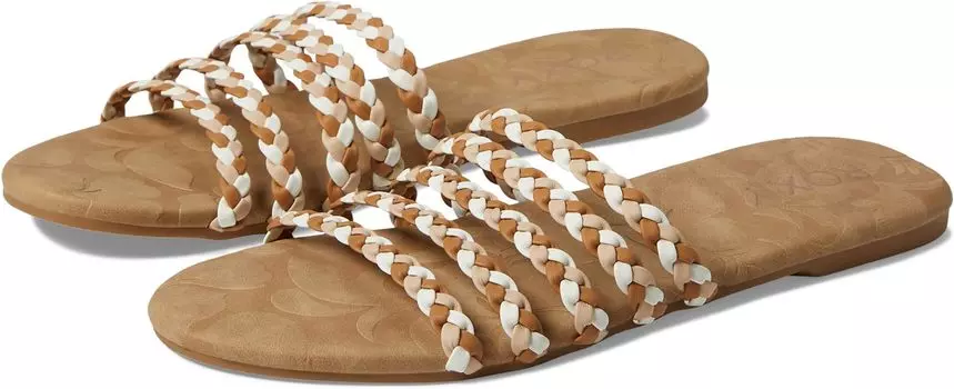 Сандалии на плоской подошве Olina Roxy, цвет Brown/Tan