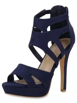 Сандалии на плоской подошве VAN HILL High Heels Scarlett, темно-синий