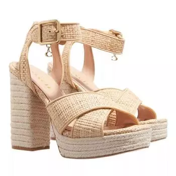 Сандалии nelly raffia sandal Coach, бежевый