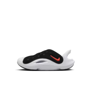Сандалии Nike Aqua Swoosh, цвет Black/Green Strike/White/Hyper Orange