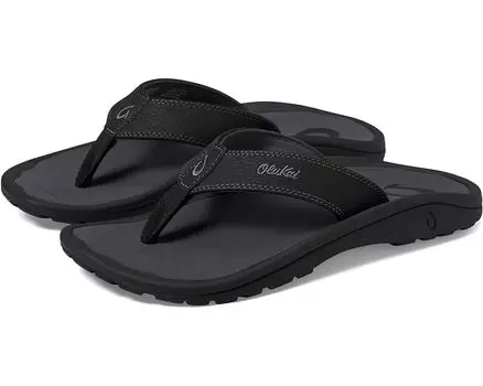 Сандалии OluKai Ohana, цвет Black/Dark Shadow
