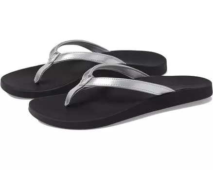 Сандалии OluKai Puawe, цвет Silver/Black