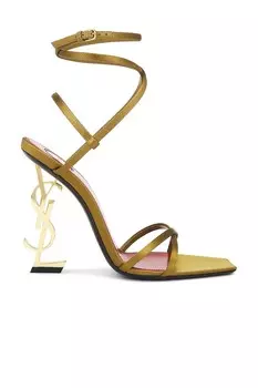 Сандалии Опюм Saint Laurent, цвет Cuba Gold