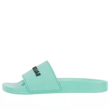 Сандалии pool slides 'mint' Balenciaga, зеленый
