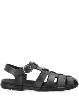 Сандалии Prada Cage Fisherman, черный