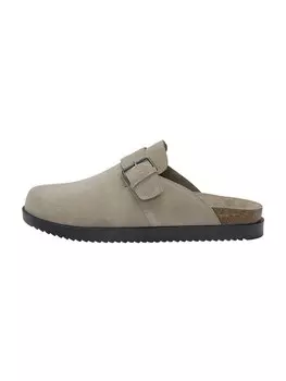 Сандалии Pull&Bear Clogs, темно-бежевый
