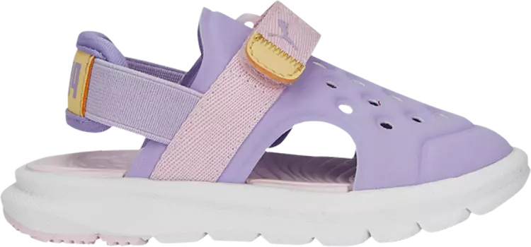 Сандалии Puma Evolve AC Sandal Infant Vivid Violet Pearl Pink, фиолетовый