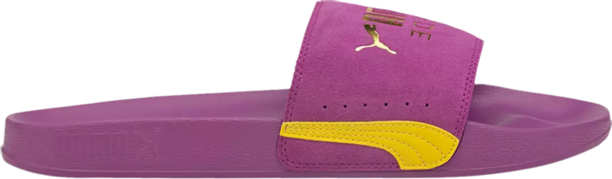 Сандалии Puma Leadcat FTR Suede Classic Slide Byzantium, фиолетовый