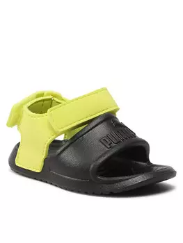 Сандалии Puma Schwarz, зеленый/черный