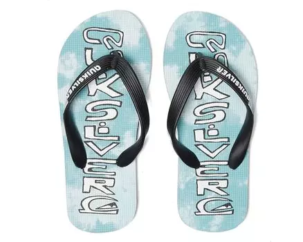 Сандалии Quiksilver Molokai Art, цвет Blue/Acid Drop
