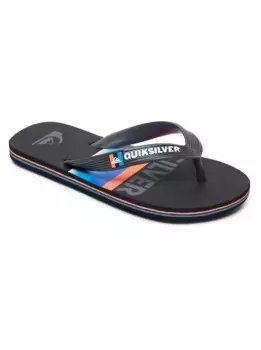 Сандалии Quiksilver "Плита Молокаи", цвет Black/Grey/Blue