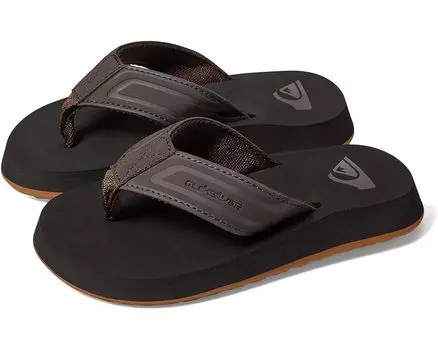 Сандалии Quiksilver Quiksilver Monkey Wrench Core Flip Flops, цвет Brown 1