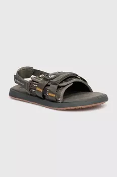 Сандалии Quiksilver, зеленый