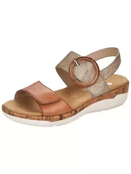 Сандалии REMONTE Strap Sandals, коричневый