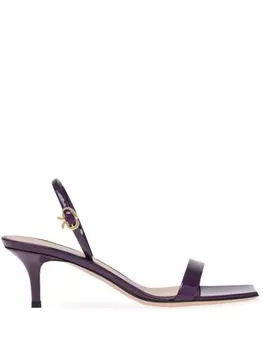Сандалии Ribbon Kitten Gianvito Rossi, фиолетовый