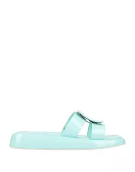 Сандалии Roger Vivier, бирюзовый