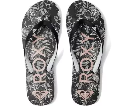 Сандалии Roxy Tahiti, цвет Black/Stencil