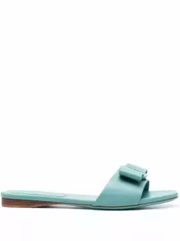 Сандалии с бантом Ferragamo, синий