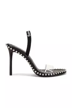 Сандалии с логотипом nova Alexander Wang, черный